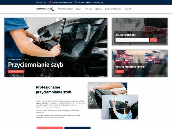 Strona internetowa – wizytówka - kompleksowe tworzenie stron