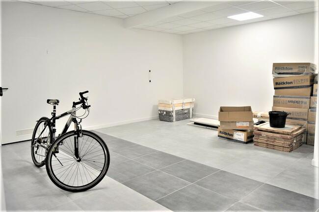 Lokal open space w nowoczesnym budynku z windą