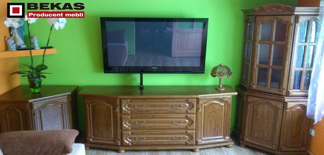 Nowy Stylowy Zestaw Mebli Dębowych Dąb Rustikal Salon Bekas