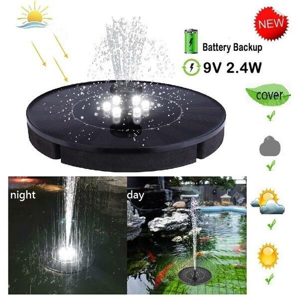 POMPA.solar FONTANNA.OCZKO WODNE.Staw.Podświetlenie