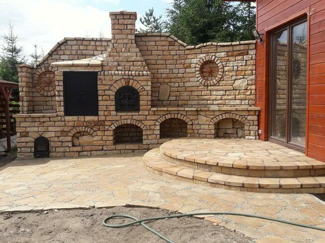 Płyty chodnikowe z piaskowca