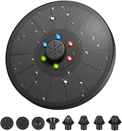 Solar.Fontanna Pływająca.Podświetlenie LED kolor.AKUmulator