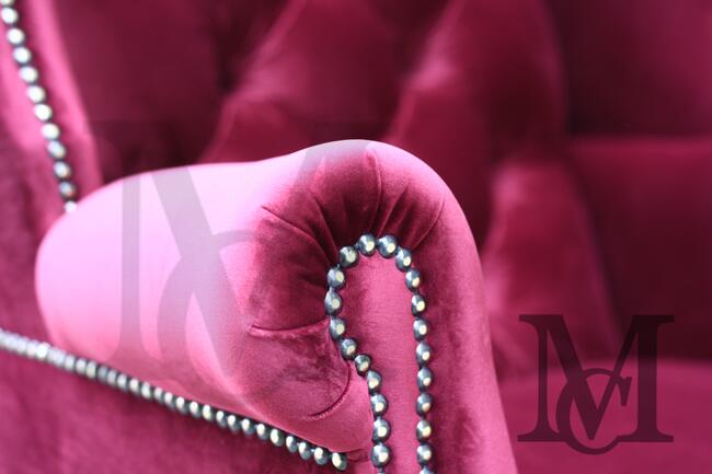 Fotel Chesterfield Uszak - plusz różne kolory