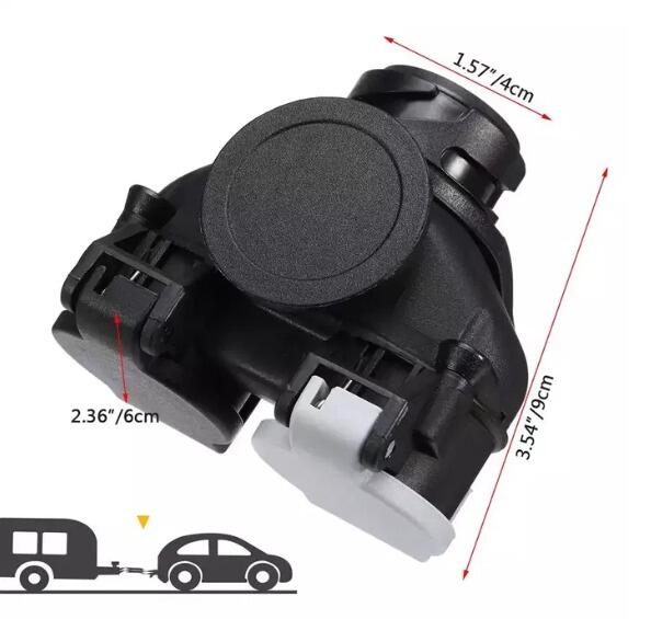 Przejściówka adapter 13 pin na 2 x 7 pin do przyczepy kempin