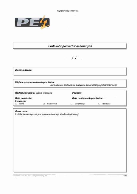 Elektryk instalacje elektryczne pomiary i odbiory