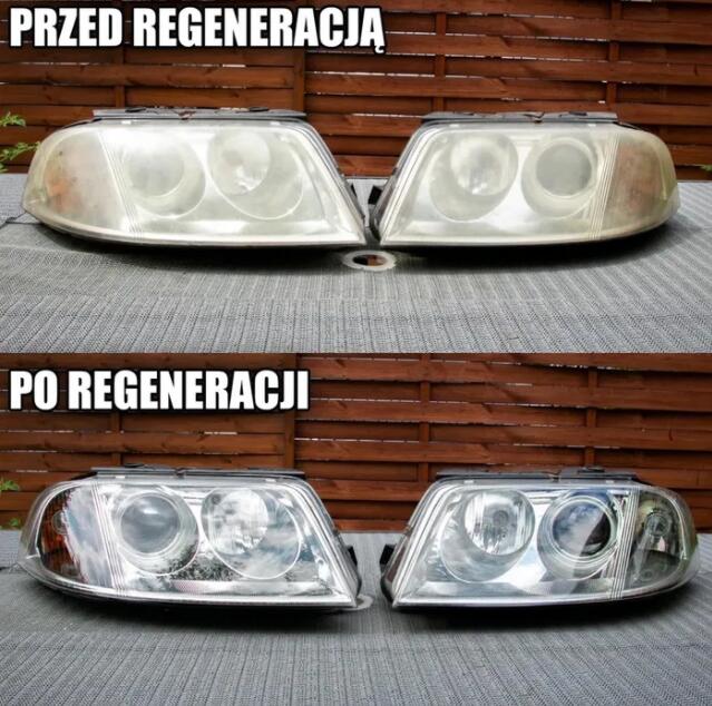 Regeneracja Lamp Reflektorów Vw Passat B5 B6 lift Xenon H7