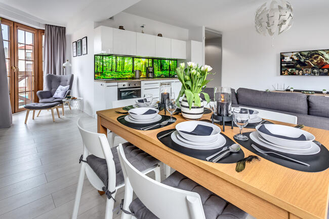 Apartament Lux Plaza 13 na wynajem 60m od morza Rogowo