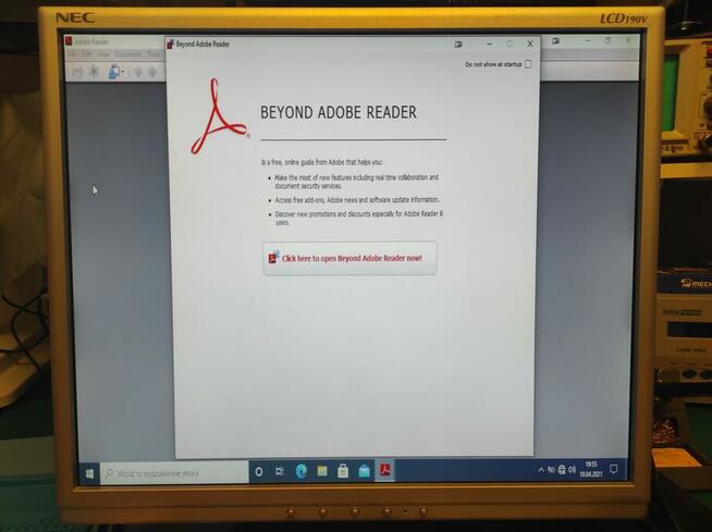 Monitor NEC LCD190V-BK - Poznań