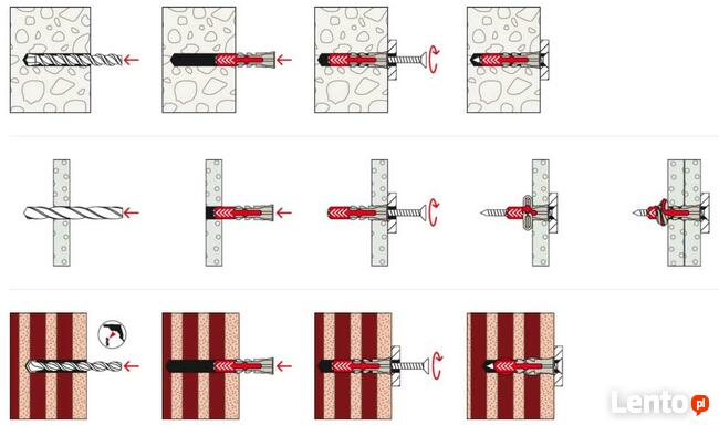 Kołek z wkrętem Fischer DuoPower 6x30 S, 50 sztuk