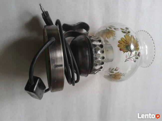 Lampka nocna Antyk ręcznie malowana 89zł Okazja