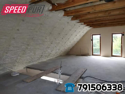 Ocieplania Poddasze Piana Pur Strop Wiązary Myślibórz Dach