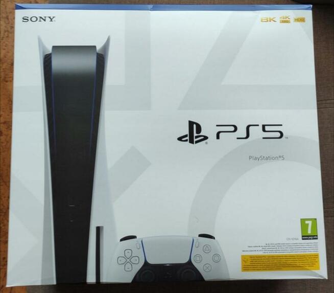 PlayStation 5 BlueRay + 2 pady. Nowa!