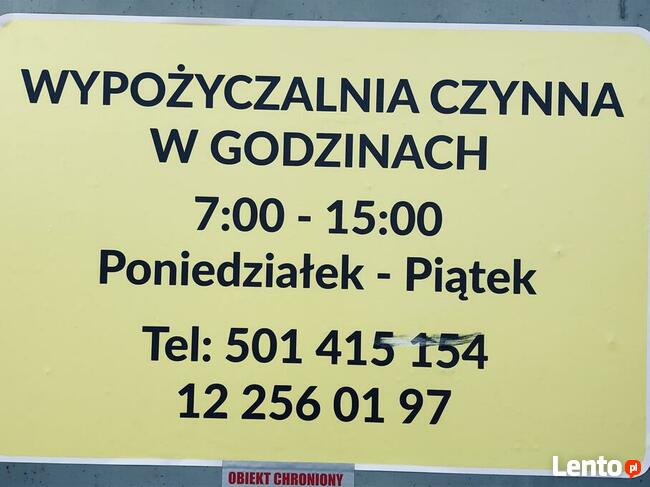 WYPOŻYCZALNIA SPRZĘTU BUDOWLANEGO
