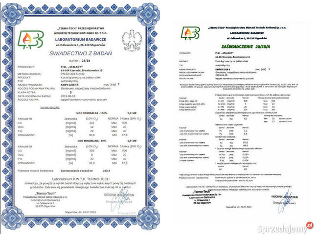 KOCIOŁ Z PODAJNIKIEM NA EKOGROSZEK 19KW 5KLASA DOTACJA 160m2