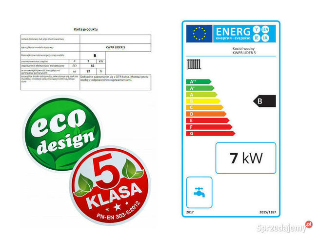 KOCIOŁ Z PODAJNIKIEM NA EKOGROSZEK 19KW 5KLASA DOTACJA 160m2
