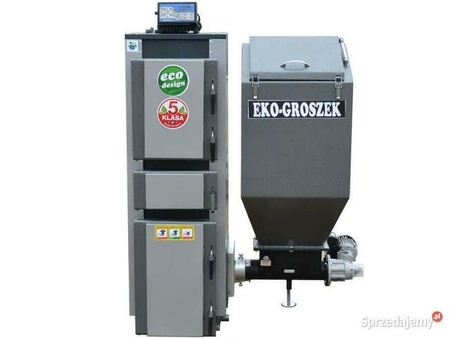 KOCIOŁ Z PODAJNIKIEM NA EKOGROSZEK 19KW 5KLASA DOTACJA 160m2