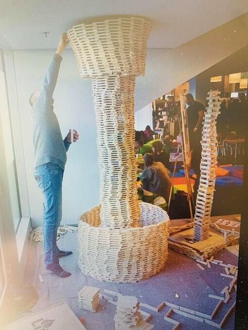 Polskie ,kreatywne ,eko klocki Linden drewniane 400 szt. EDU