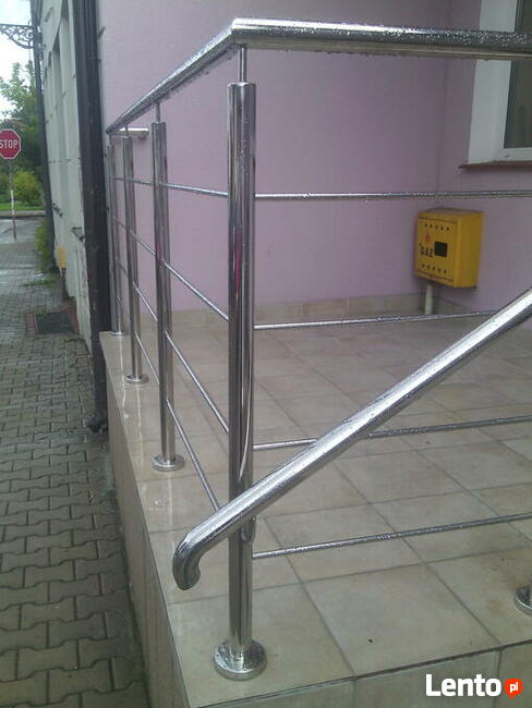 Balustrada nierdzewna poręcz barierka