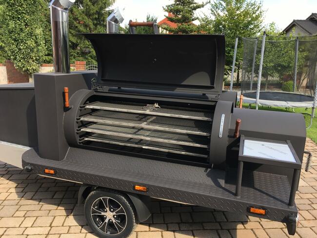 grill smoker trailer bbq grill na przyczepie Texas 4 XXL