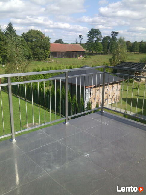 Balustrada nierdzewna poręcz barierka