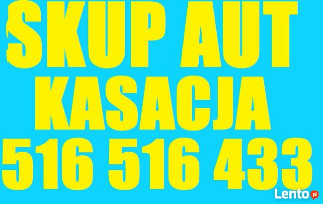 SKUP AUT DZIERŻGOŃ 516516433 KASACJA AUT MINIĘTA PRAKWICE
