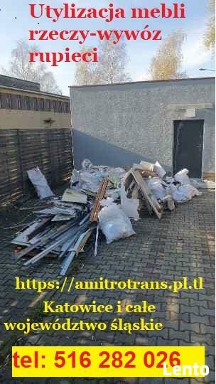 UTYLIZACJA TRANSPORT PRZEPROWADZKI Brynów Ruda Śląsk Chorzów