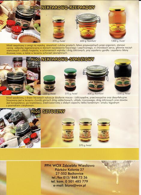 Sprzedaż miodu
