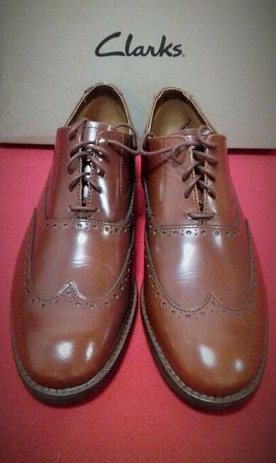 Clarks Edward Walk British Tan Leather