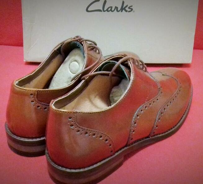 Clarks Edward Walk British Tan Leather