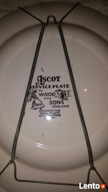 ANGIELSKI talerz dekoracyjny