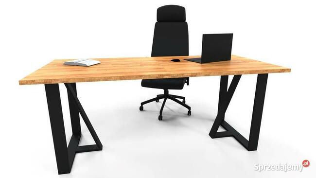 Nogi do stołu loft czarne