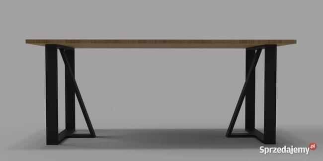 Nogi do stołu loft czarne