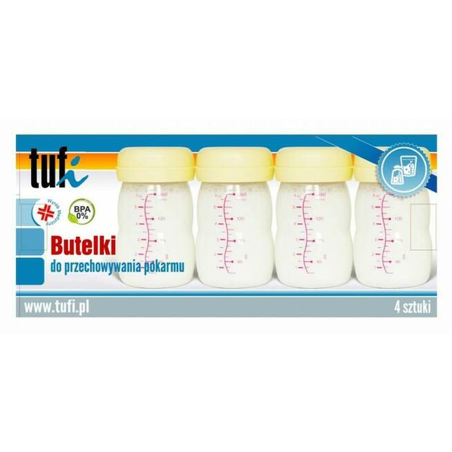 Pojemniki na mleko 4x160ml