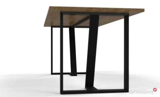 Nogi do stołu loft czarne