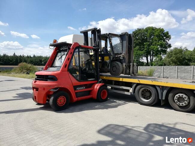 Wynajem wózka widłowego udźwig 8000 kg