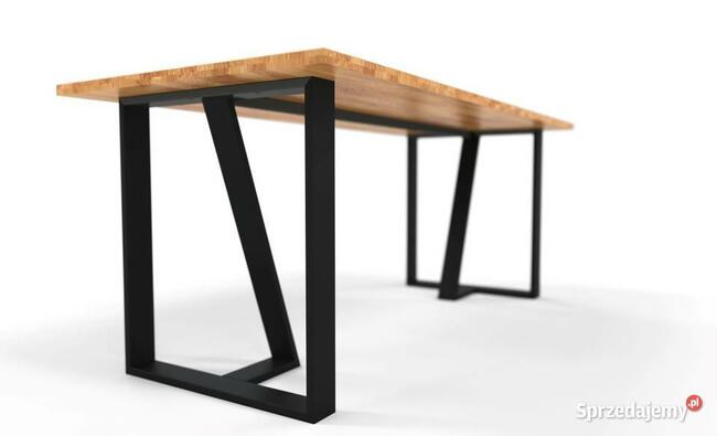 Nogi do stołu loft czarne