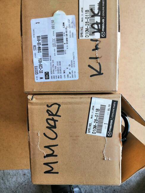 Sprężyny Mazda CX3 tyl