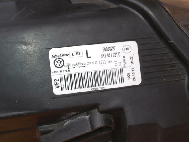 VW Polo lampa lewa przód (xenon + Led) 2009 -2017r (europa)