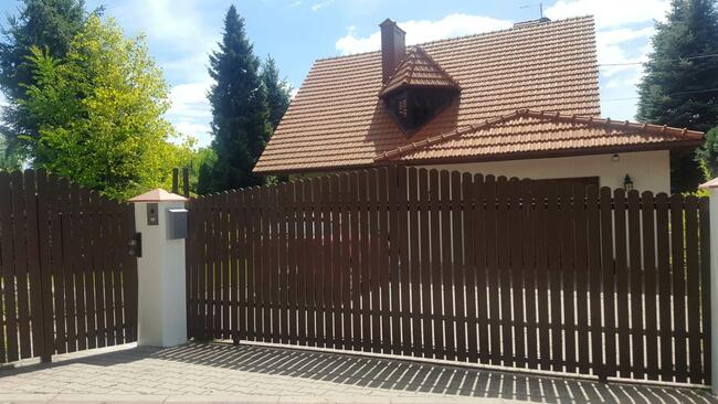 Sztachety z ekodesek kompozytowych ogrodzenie drewno + pcv