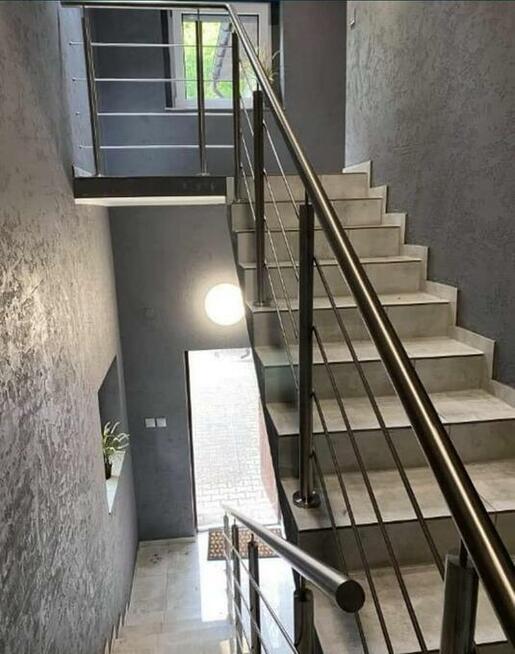 Balustrady, schody, drzwi stalowe, poręcze, barierki