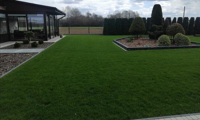 Zakładanie Ogrodów, Zakładanie Trawników z Rolki