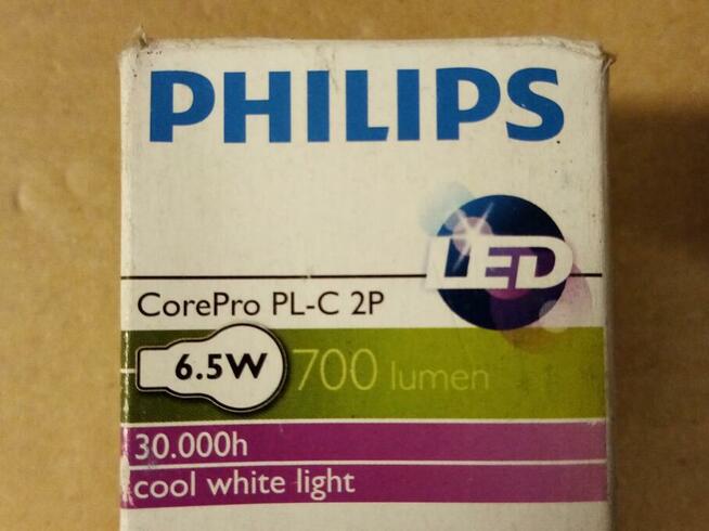 świetlówka Philips CorePro PL-C LED 6.5W 840