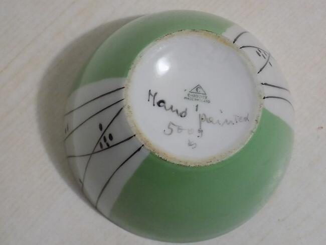 Chodzież lata 60-te - Hand painted - SERWIS KAWOWY -