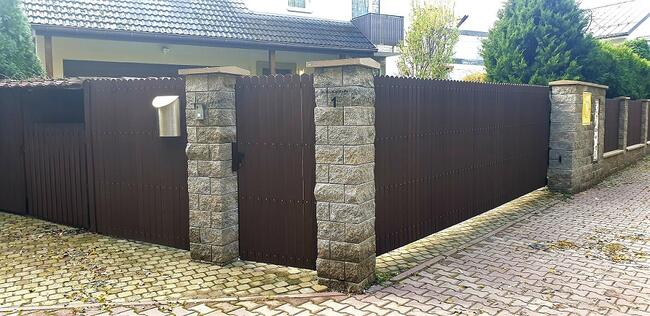 Sztachety z ekodesek kompozytowych ogrodzenie drewno + pcv