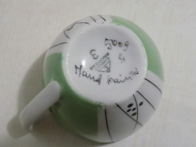 Chodzież lata 60-te - Hand painted - SERWIS KAWOWY -