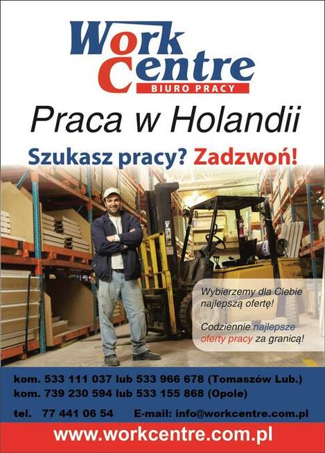 Pracownik produkcji - Holandia / 14.40 euro/h