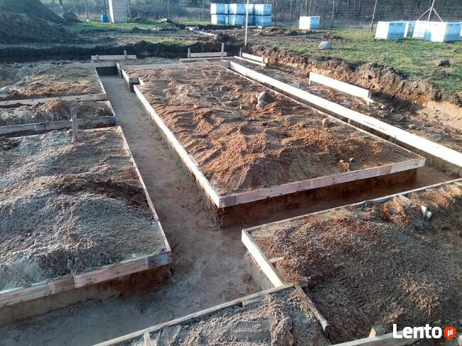 Budowa Domów Wykom stan zero Fundament