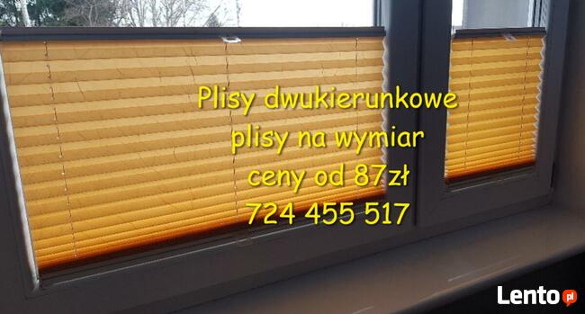 Plisy dwukierunkowe zaciemniające