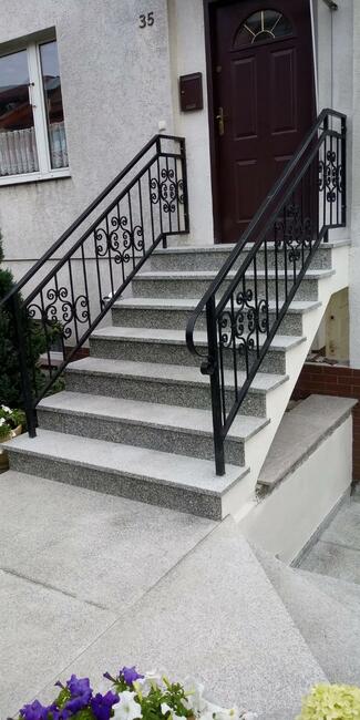 Schody granitowe ,parapety, blaty