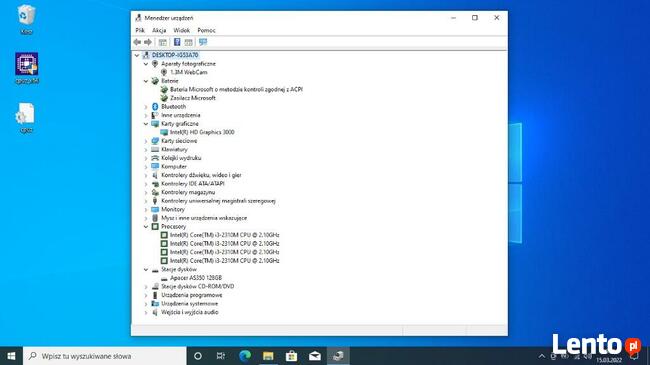 Laptop z ładowarką Sprawny gotowy do używania